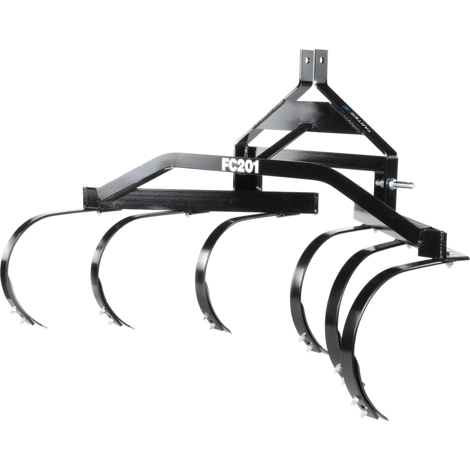 Tarter 200 Series One-Row Cultivator - 50.5in. Working Width, 8in. Max Depth, 6 Tines, Category 1, Model# FC201BL